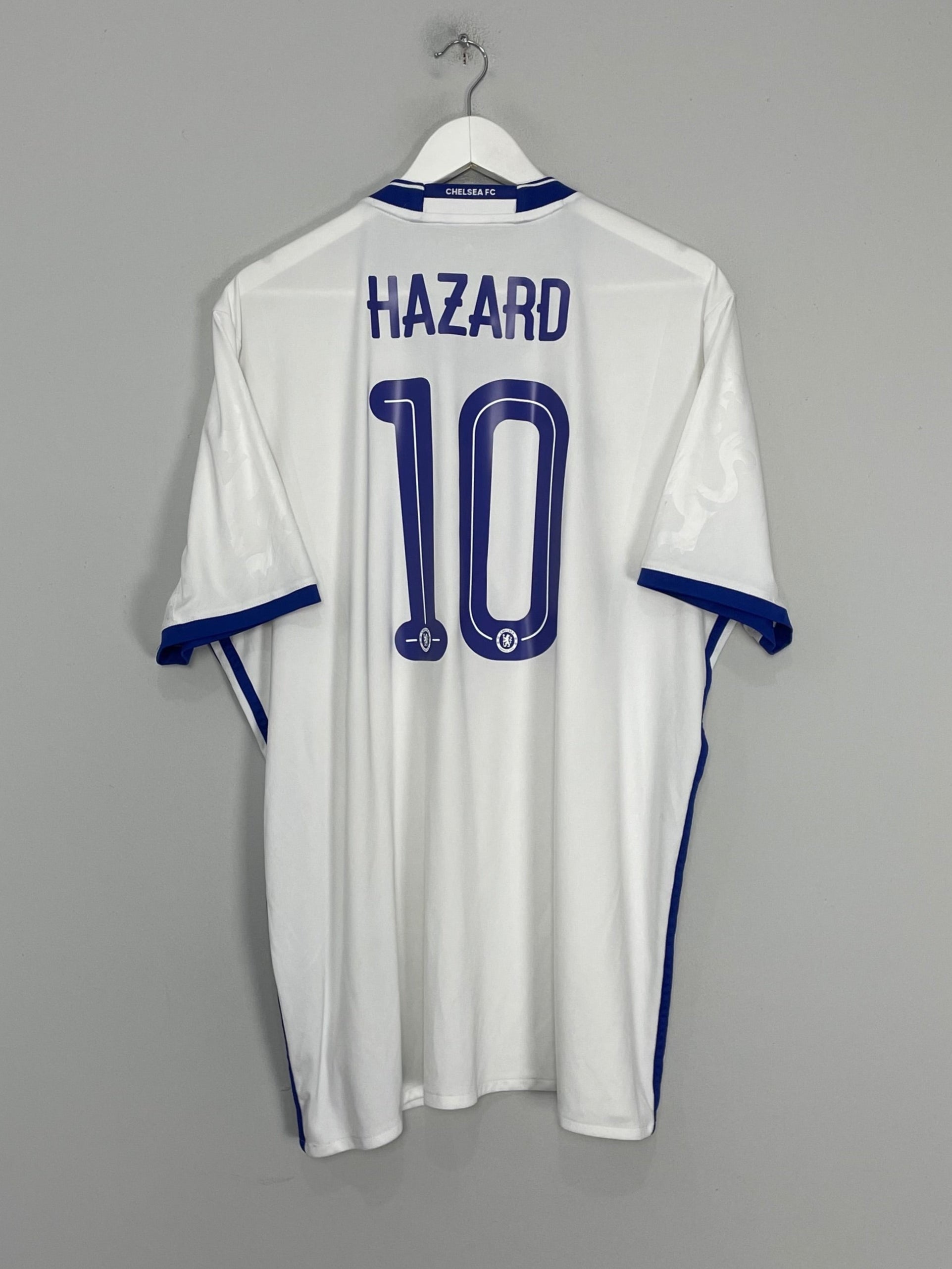Shop 2016/17 CHELSEA HAZARD #10 AWAY SHIRT (XXL) ADIDAS, classic football shirts, vintage football shirts & retro soccer jerseys at Cult Kits