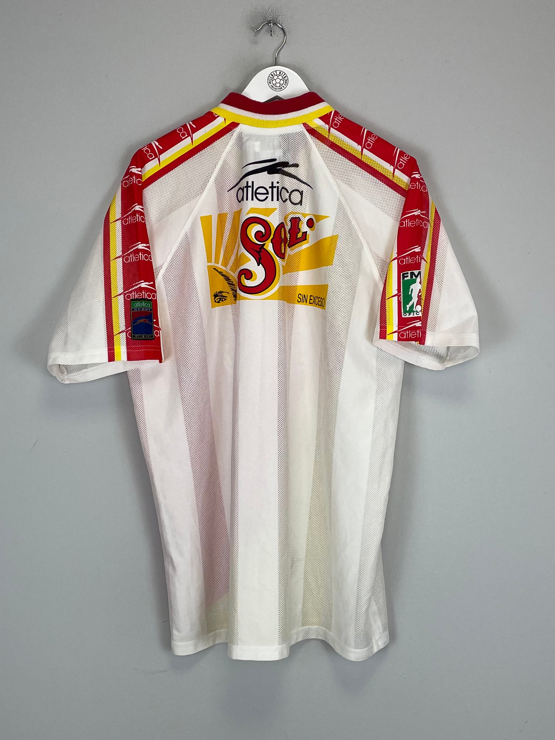 Shop 1998/99 MONARCAS MORELIA AWAY SHIRT (XL) ATLETICA, classic football shirts, vintage football shirts & retro soccer jerseys at Cult Kits