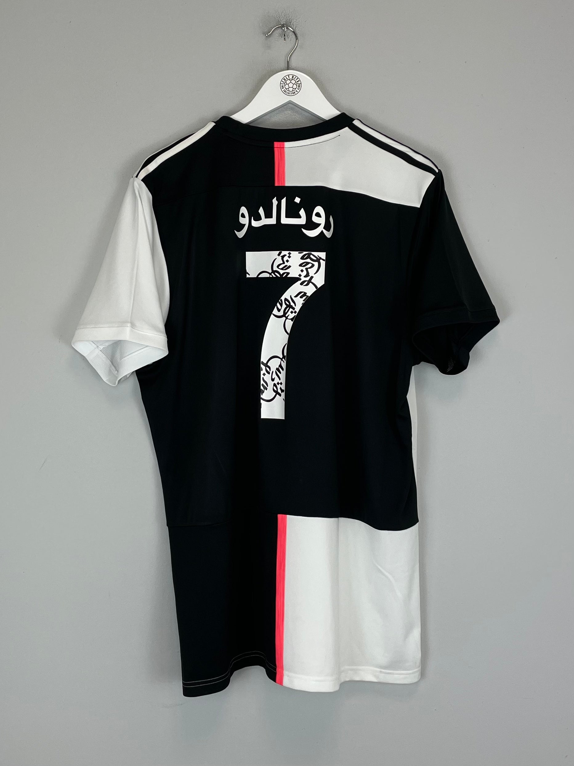Shop 2019/20 JUVENTUS RONALDO #7 *ARABIC* HOME SHIRT (XL) ADIDAS, classic football shirts, vintage football shirts & retro soccer jerseys at Cult Kits