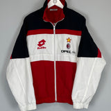 Shop 1995/96 AC MILAN TRACK JACKET (L) LOTTO, classic football shirts, vintage football shirts & retro soccer jerseys at Cult Kits