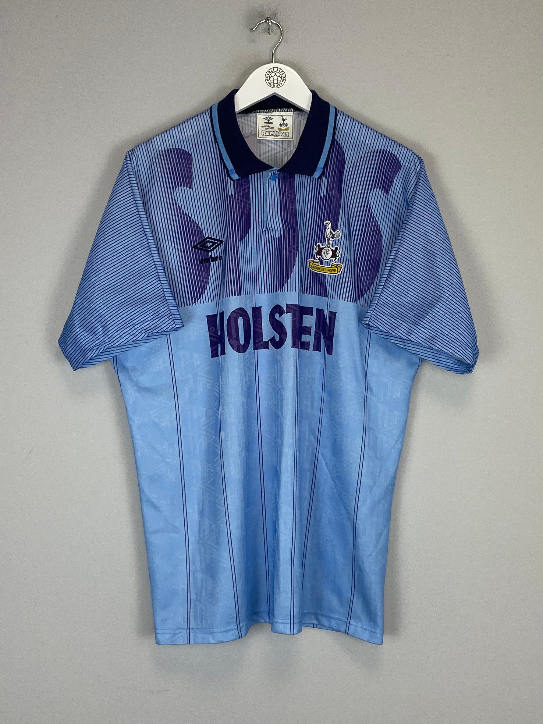 Shop 1991/94 TOTTENHAM THIRD SHIRT (L) UMBRO, classic football shirts, vintage football shirts & retro soccer jerseys at Cult Kits
