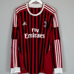 Shop 2011/12 AC MILAN IBRAHIMOVIC #11 L/S HOME SHIRT (XL) ADIDAS, classic football shirts, vintage football shirts & retro soccer jerseys at Cult Kits
