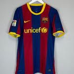 Shop 2010/11 BARCELONA MESSI #10 HOME SHIRT (L) NIKE, classic football shirts, vintage football shirts & retro soccer jerseys at Cult Kits