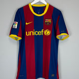 Shop 2010/11 BARCELONA MESSI #10 HOME SHIRT (L) NIKE, classic football shirts, vintage football shirts & retro soccer jerseys at Cult Kits