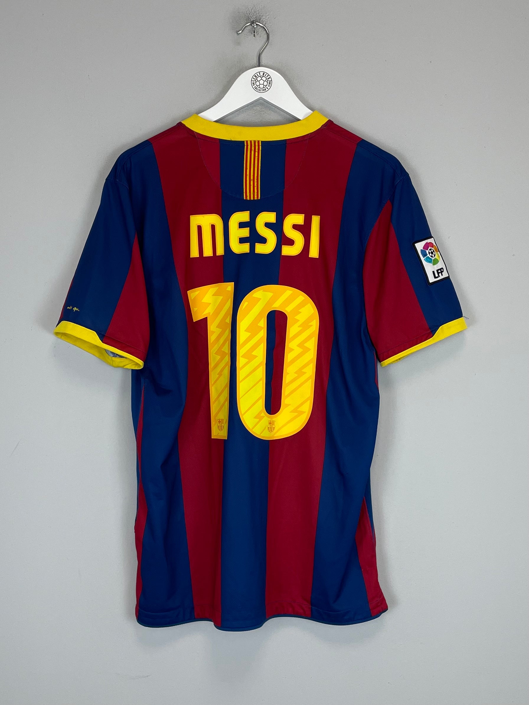 Shop 2010/11 BARCELONA MESSI #10 HOME SHIRT (L) NIKE, classic football shirts, vintage football shirts & retro soccer jerseys at Cult Kits