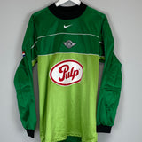 Shop 2001/02 CLUB LIBERTAD #1 GK SHIRT (L) NIKE, classic football shirts, vintage football shirts & retro soccer jerseys at Cult Kits