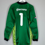 Shop 2001/02 CLUB LIBERTAD #1 GK SHIRT (L) NIKE, classic football shirts, vintage football shirts & retro soccer jerseys at Cult Kits