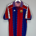 Shop 1992/95 BARCELONA HOME SHIRT (L) KAPPA, classic football shirts, vintage football shirts & retro soccer jerseys at Cult Kits