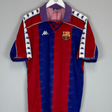 Shop 1992/95 BARCELONA HOME SHIRT (L) KAPPA, classic football shirts, vintage football shirts & retro soccer jerseys at Cult Kits