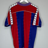Shop 1992/95 BARCELONA HOME SHIRT (L) KAPPA, classic football shirts, vintage football shirts & retro soccer jerseys at Cult Kits