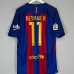 Shop 2016/17 BARCELONA NEYMAR JR #11 HOME SHIRT (L) NIKE, classic football shirts, vintage football shirts & retro soccer jerseys at Cult Kits