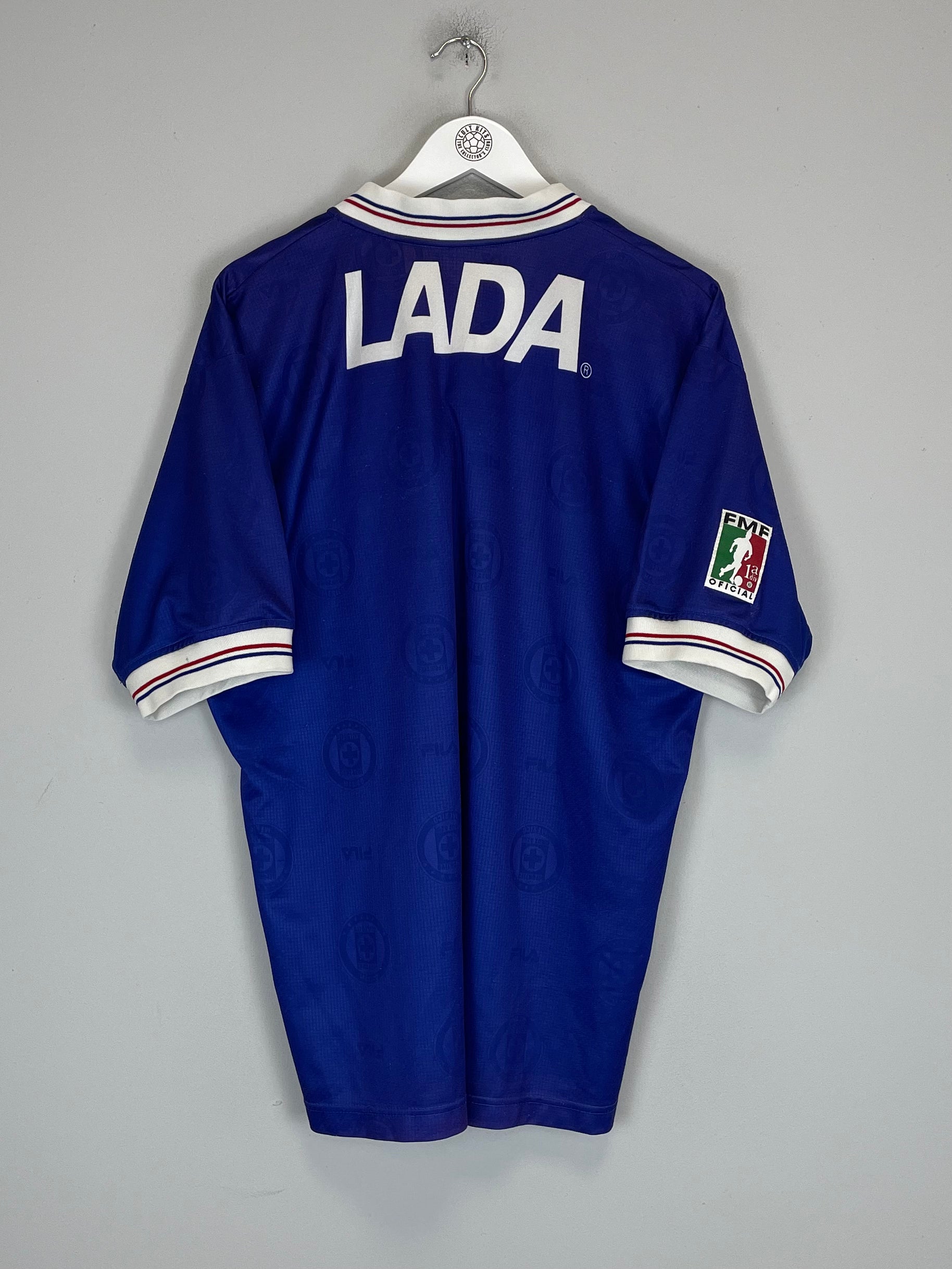 Shop 1998/99 CRUZ AZUL HOME SHIRT (XL) FILA, classic football shirts, vintage football shirts & retro soccer jerseys at Cult Kits