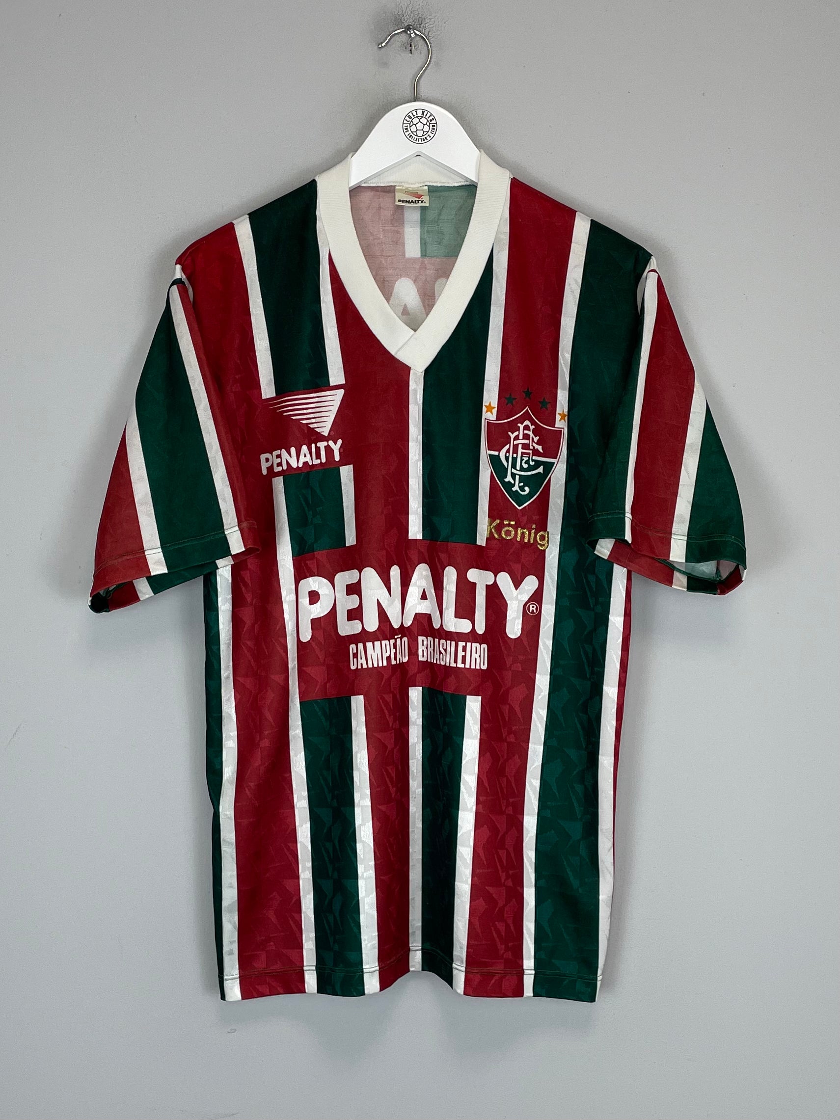 Shop 1992/93 FLUMINENSE #3 HOME SHIRT (L) PENALTY, classic football shirts, vintage football shirts & retro soccer jerseys at Cult Kits