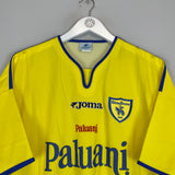 Shop 2001/02 CHIEVO VERONA *MINT* HOME SHIRT (L) JOMA, classic football shirts, vintage football shirts & retro soccer jerseys at Cult Kits
