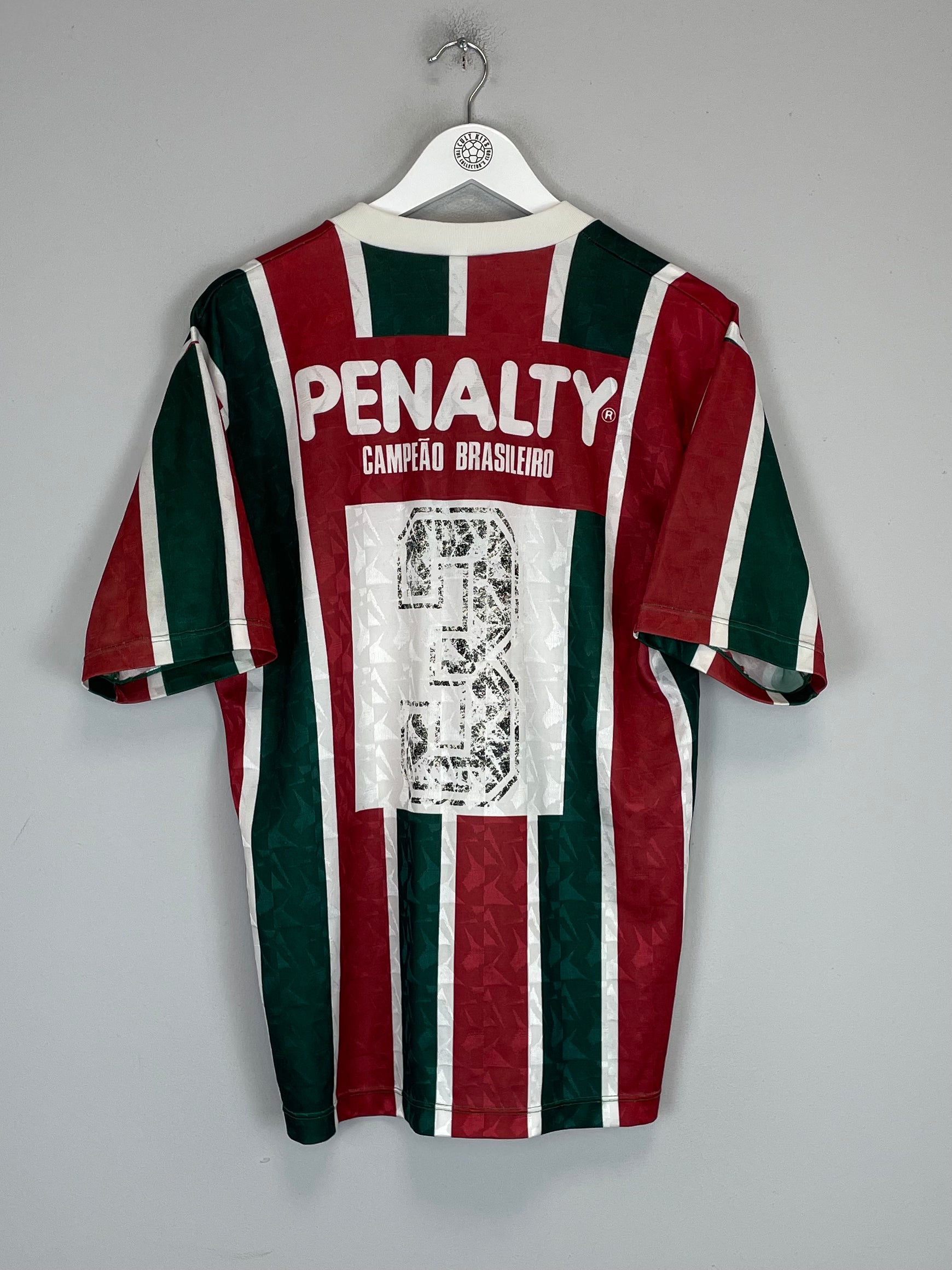 Shop 1992/93 FLUMINENSE #3 HOME SHIRT (L) PENALTY, classic football shirts, vintage football shirts & retro soccer jerseys at Cult Kits