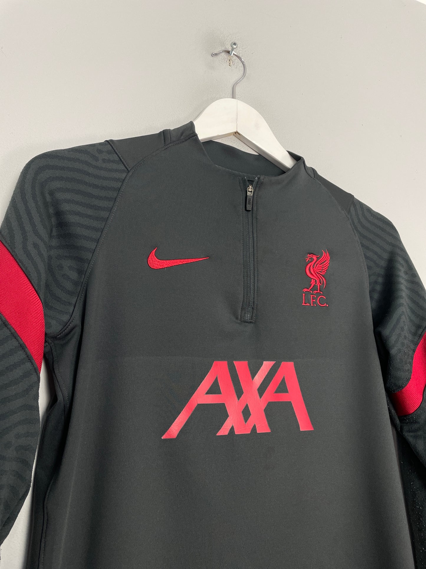 2020/21 LIVERPOOL 1/4 ZIP TRACKSUIT TOP (XL.KIDS) NIKE