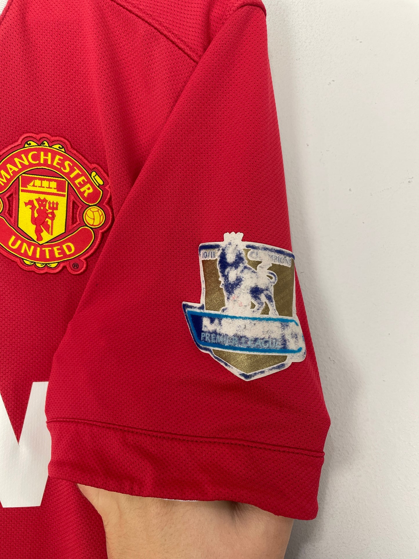2011/12 MANCHESTER UNITED CLEVERLEY #23 HOME SHIRT (L) NIKE