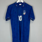 Shop 1994 ITALY R.BAGGIO #10 HOME SHIRT (S) DIADORA, classic football shirts, vintage football shirts & retro soccer jerseys at Cult Kits