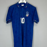 Shop 1994 ITALY R.BAGGIO #10 HOME SHIRT (S) DIADORA, classic football shirts, vintage football shirts & retro soccer jerseys at Cult Kits