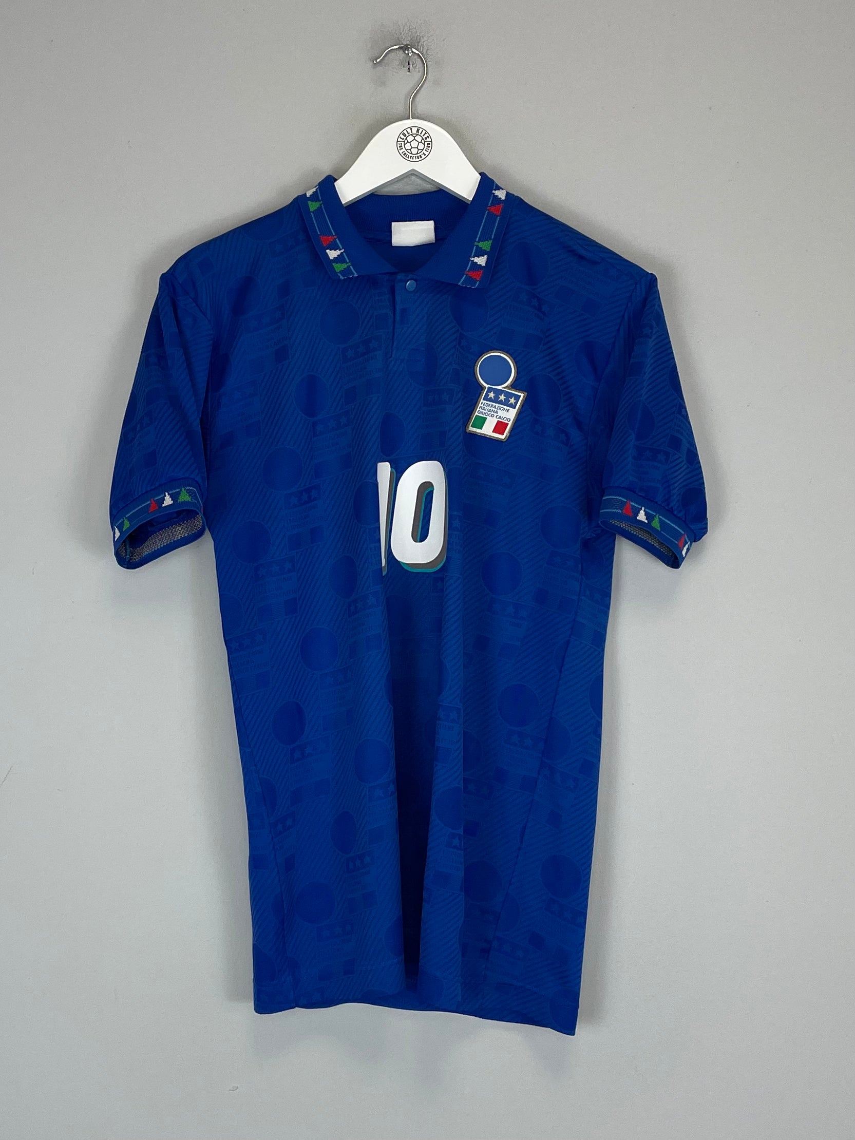 Shop 1994 ITALY R.BAGGIO #10 HOME SHIRT (S) DIADORA, classic football shirts, vintage football shirts & retro soccer jerseys at Cult Kits