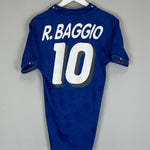 Shop 1994 ITALY R.BAGGIO #10 HOME SHIRT (S) DIADORA, classic football shirts, vintage football shirts & retro soccer jerseys at Cult Kits