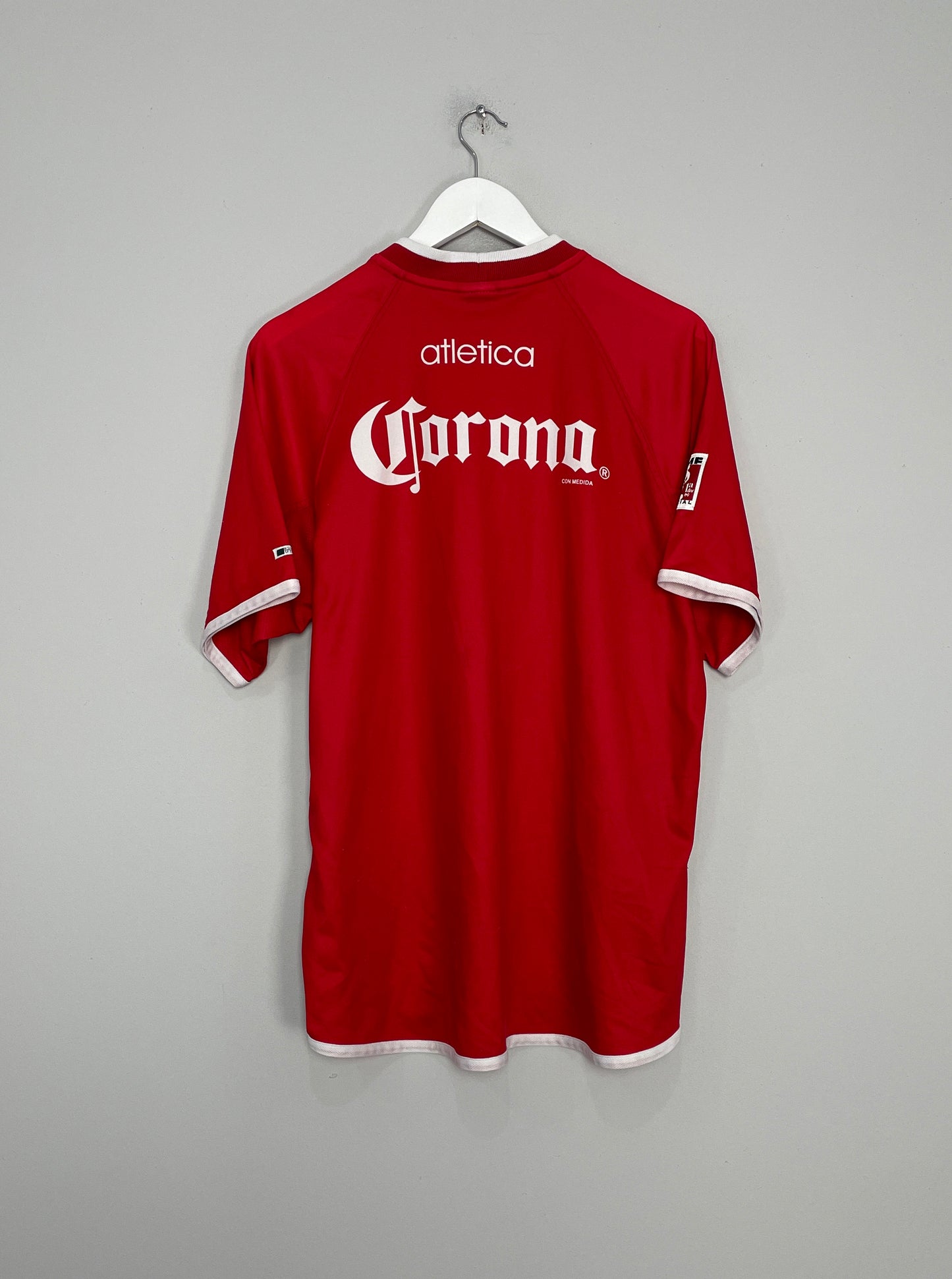 2001/02 TOLUCA HOME SHIRT (XL) ATLETICA