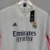 Shop 2020/21 REAL MADRID VINI JR #20 *BNWT* HOME SHIRT (WOMENS L) ADIDAS, classic football shirts, vintage football shirts & retro soccer jerseys at Cult Kits