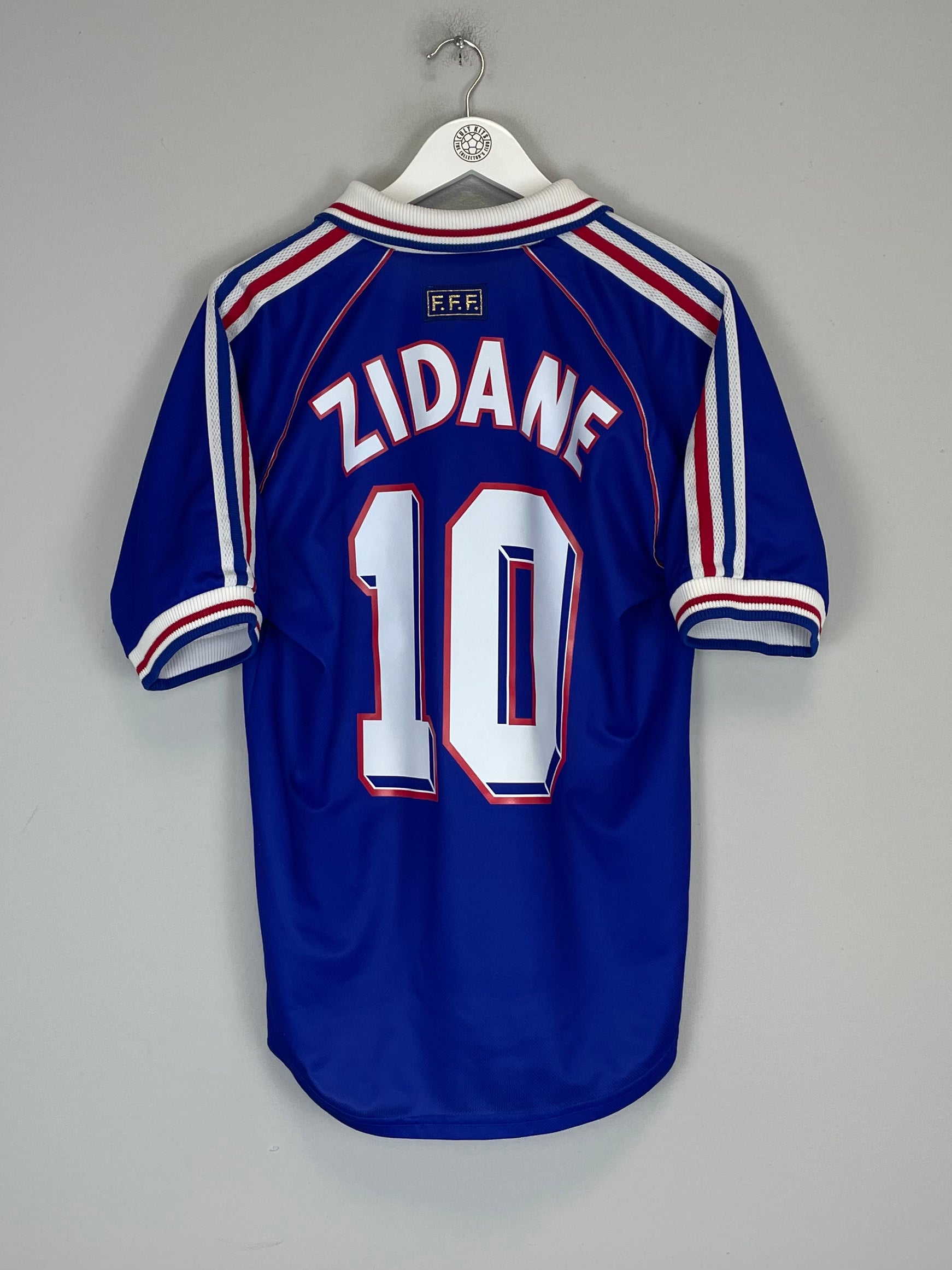 Shop 1998/00 FRANCE ZIDANE #10 HOME SHIRT (M) ADIDAS, classic football shirts, vintage football shirts & retro soccer jerseys at Cult Kits