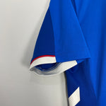 Shop 2018/19 RANGERS HOME SHIRT (M) HUMMEL, classic football shirts, vintage football shirts & retro soccer jerseys at Cult Kits