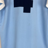 Shop 1993/95 LAZIO #4 *MATCH ISSUE* HOME SHIRT (XL) UMBRO, classic football shirts, vintage football shirts & retro soccer jerseys at Cult Kits