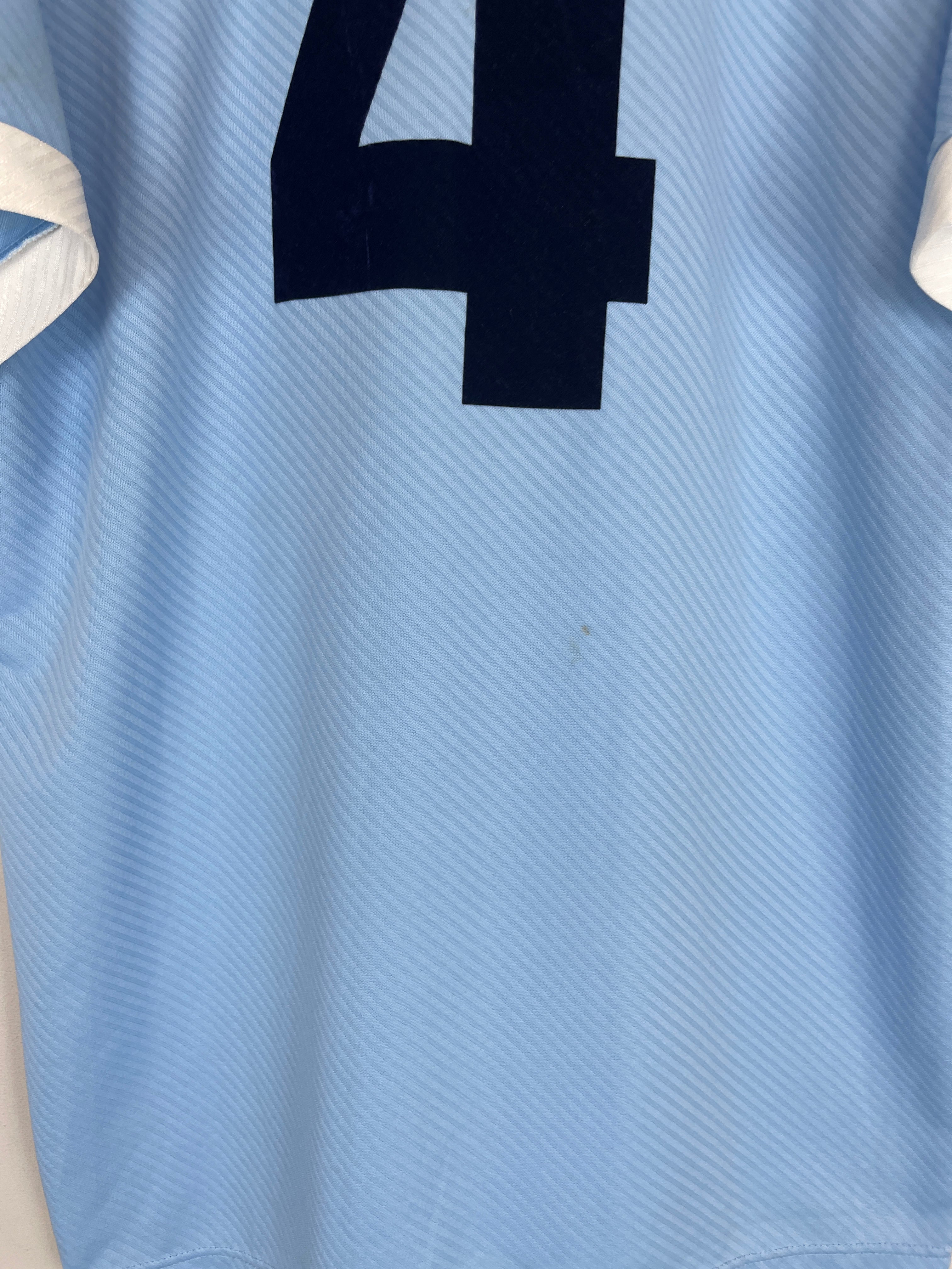 Shop 1993/95 LAZIO #4 *MATCH ISSUE* HOME SHIRT (XL) UMBRO, classic football shirts, vintage football shirts & retro soccer jerseys at Cult Kits