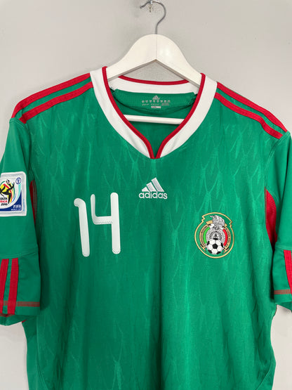 2010/11 MEXICO J.HERNANDEZ #14 HOME SHIRT (XL) ADIDAS