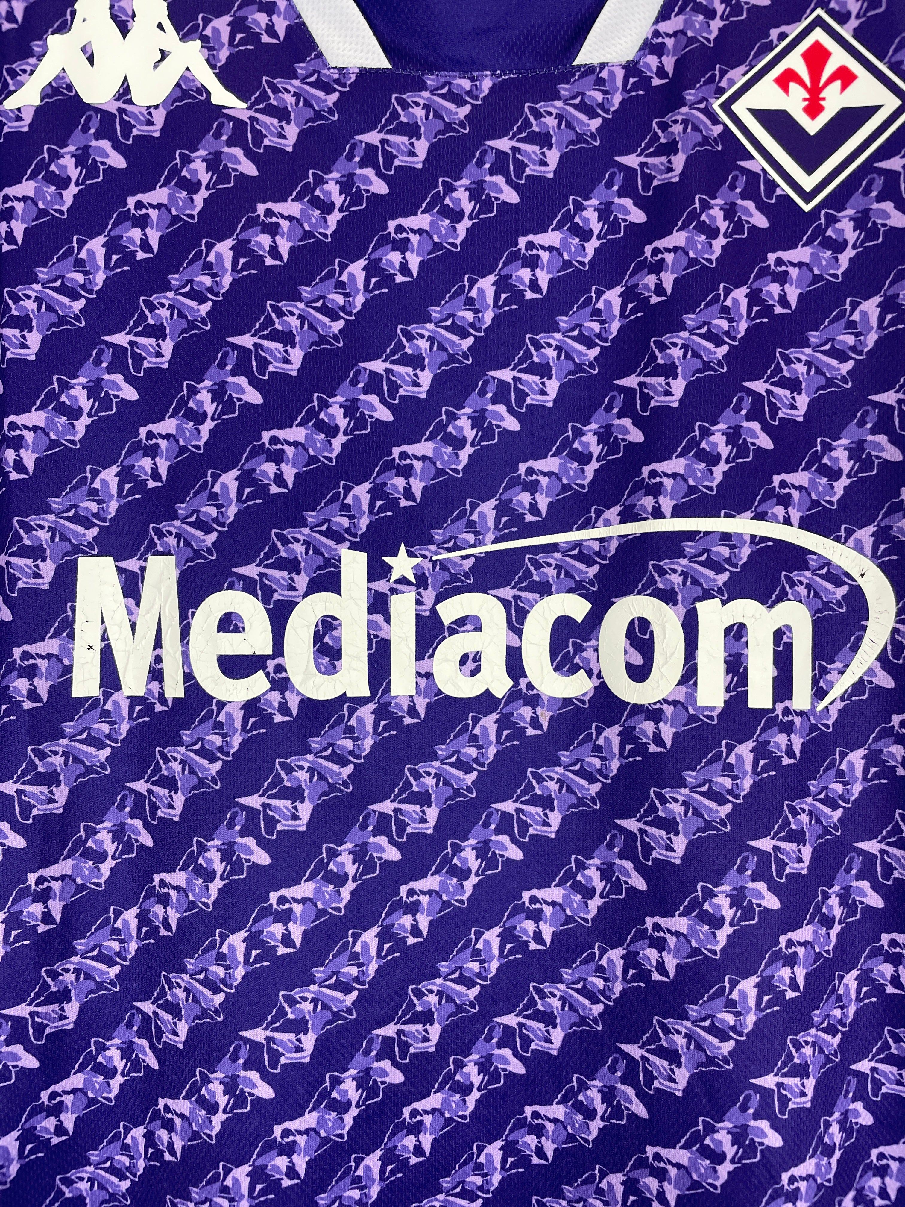 Shop 2023/24 FIORENTINA HOME SHIRT (XL) KAPPA, classic football shirts, vintage football shirts & retro soccer jerseys at Cult Kits