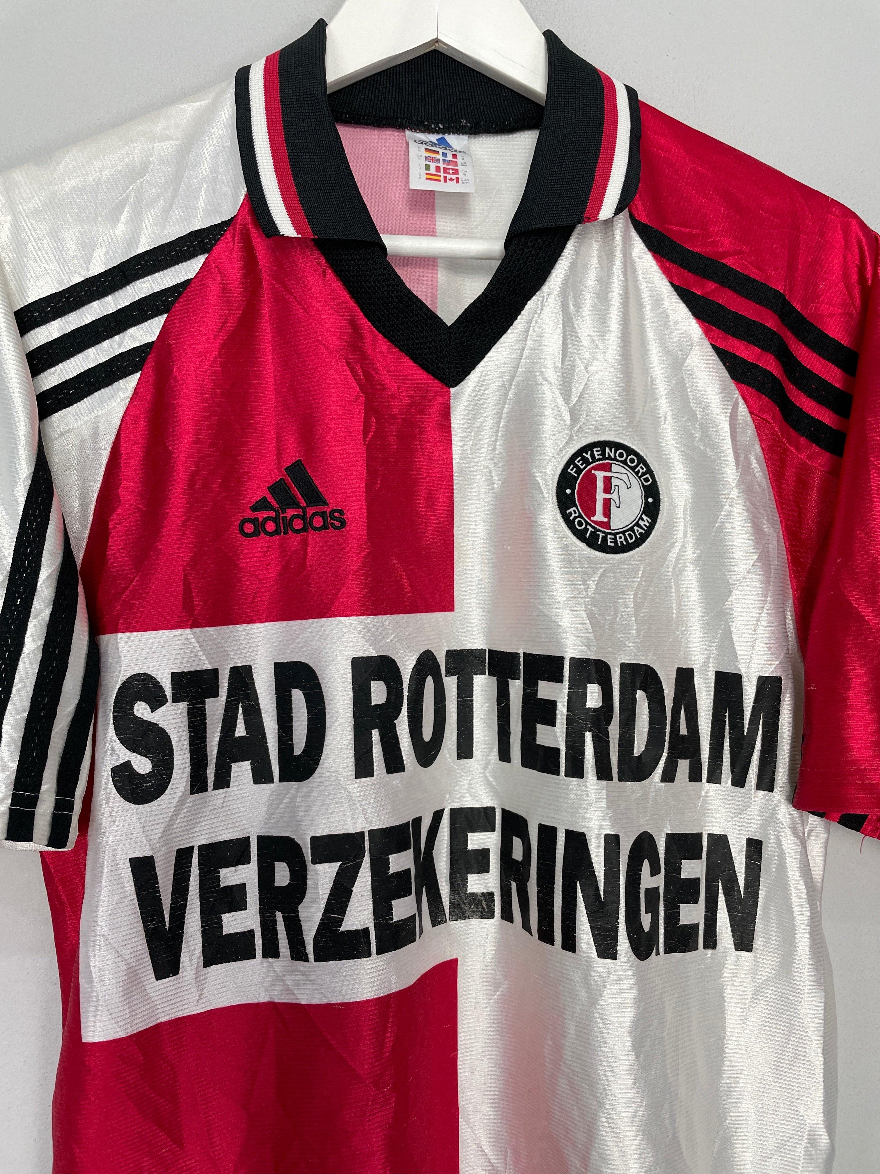 Shop 1998/99 FEYENOORD HOME SHIRT (S) ADIDAS, classic football shirts, vintage football shirts & retro soccer jerseys at Cult Kits