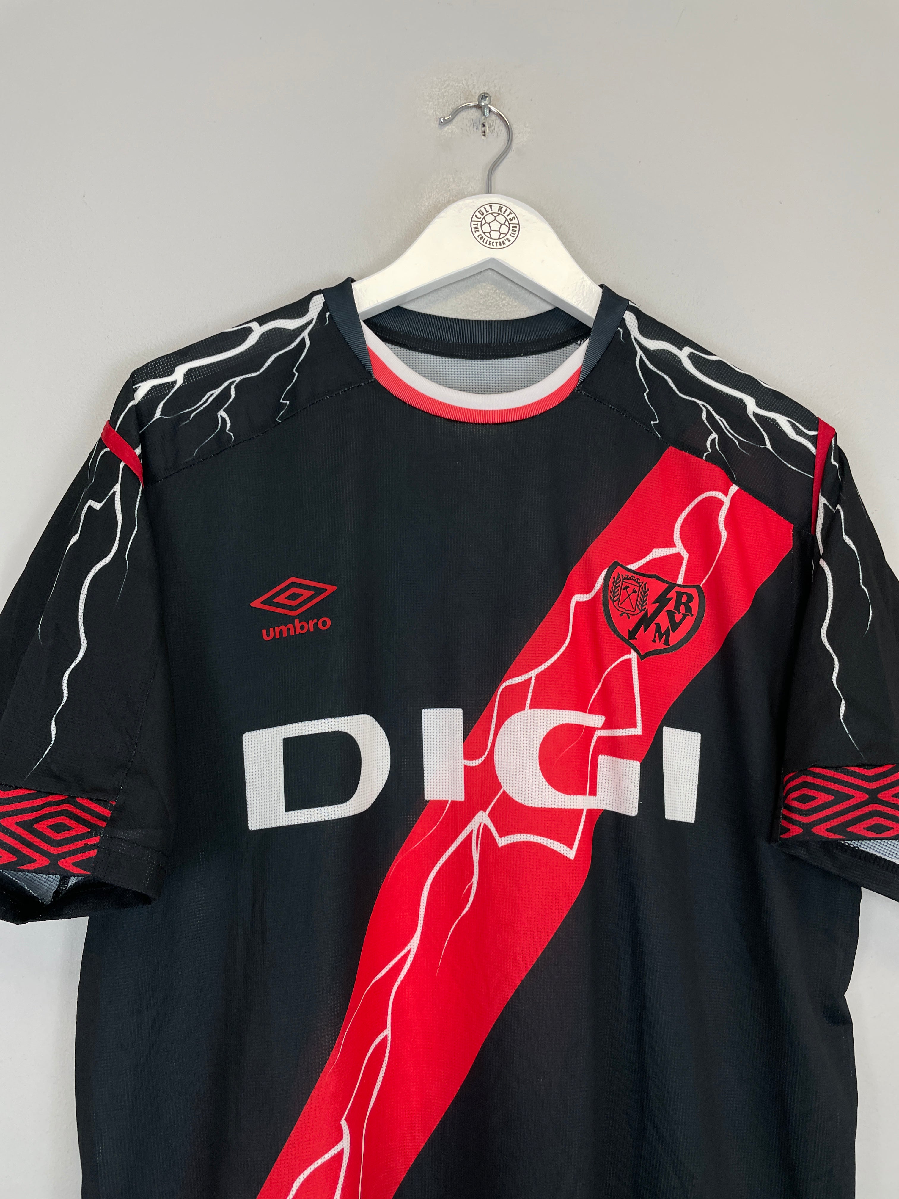 Shop 2021/22 RAYO VALLECANO FALCAO #3 THIRD SHIRT (XXL) UMBRO, classic football shirts, vintage football shirts & retro soccer jerseys at Cult Kits