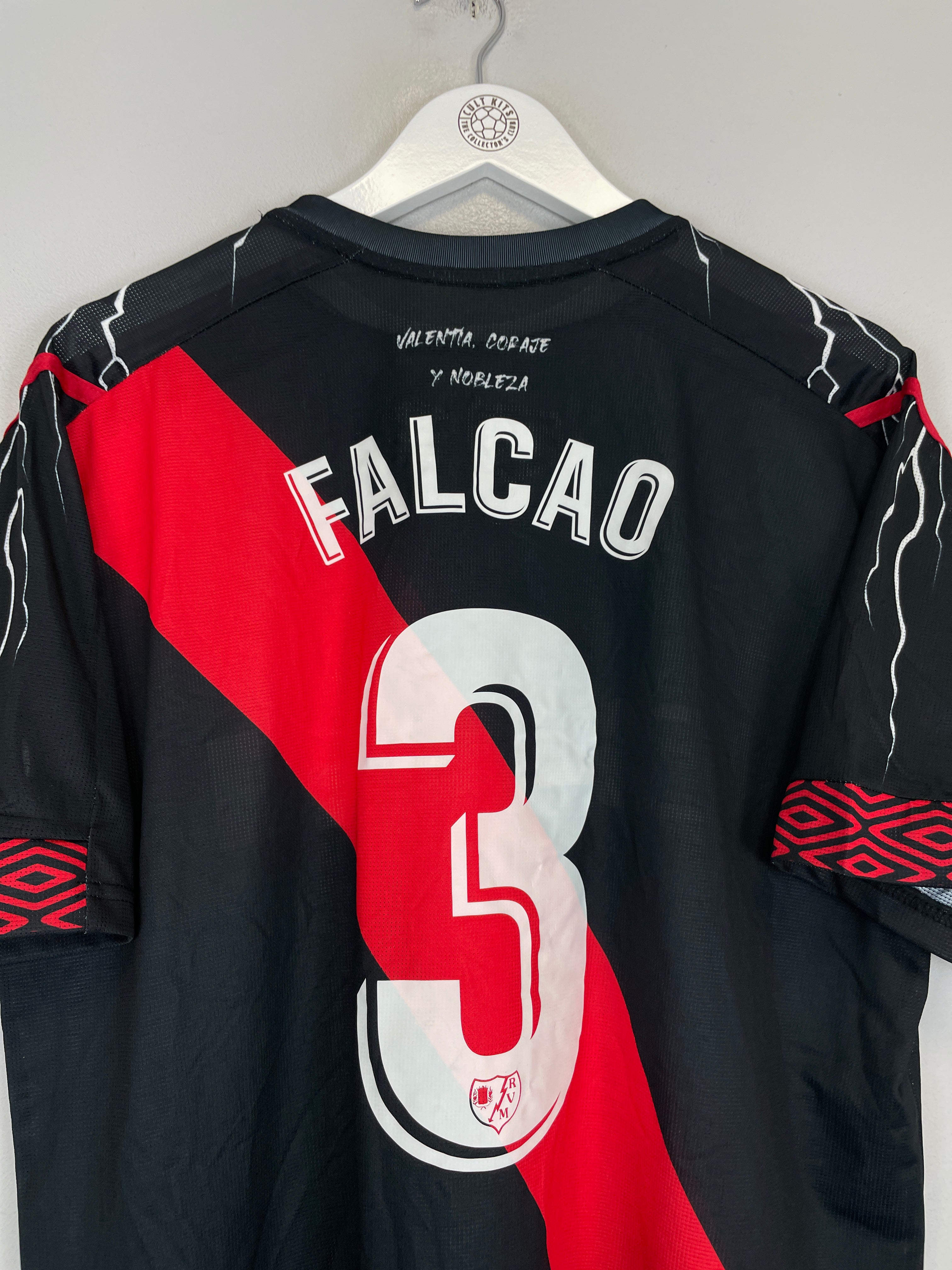Shop 2021/22 RAYO VALLECANO FALCAO #3 THIRD SHIRT (XXL) UMBRO, classic football shirts, vintage football shirts & retro soccer jerseys at Cult Kits