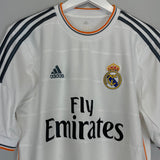 Shop 2013/14 REAL MADRID RONALDO #7 HOME SHIRT (M) ADIDAS, classic football shirts, vintage football shirts & retro soccer jerseys at Cult Kits