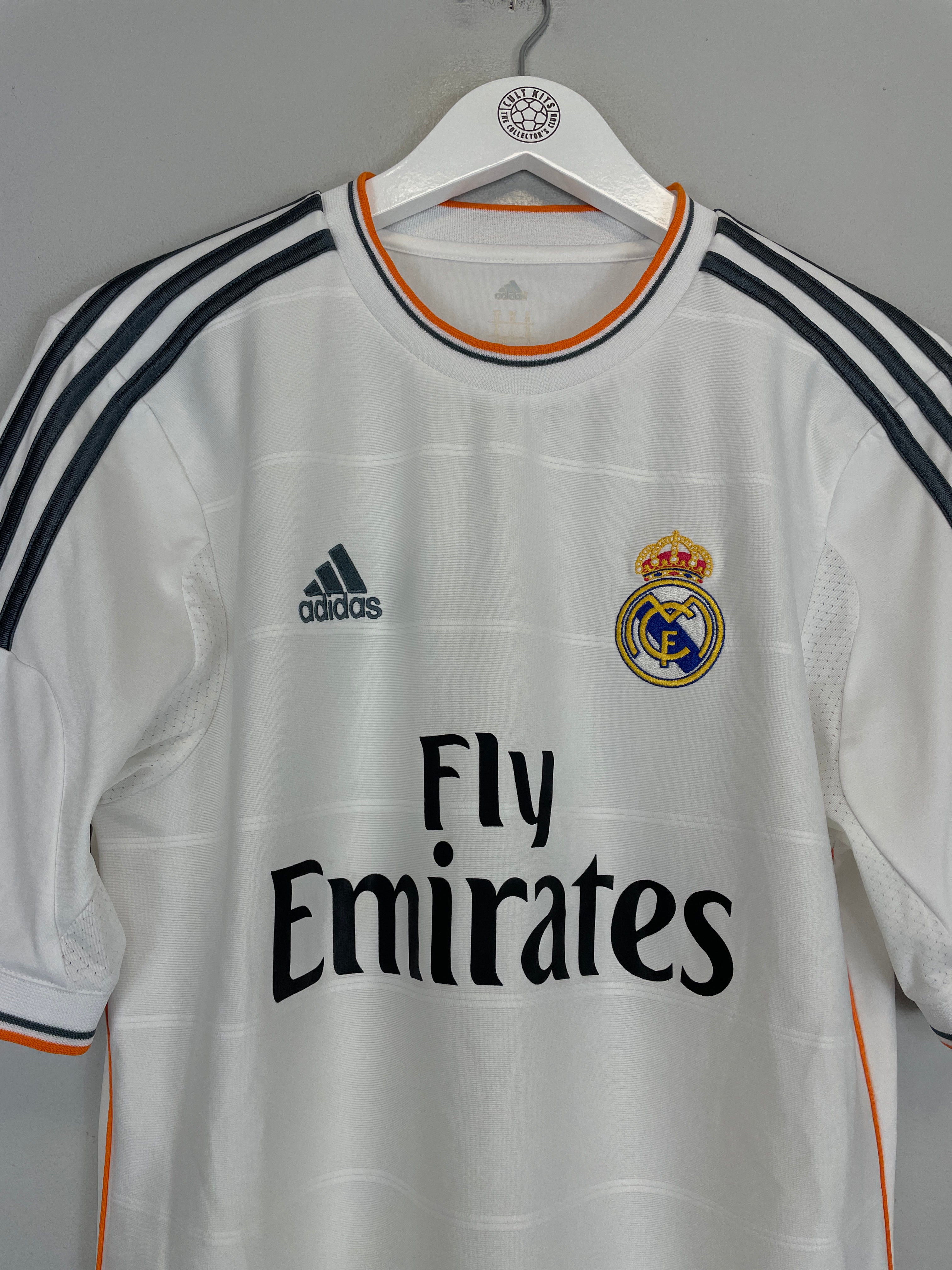 Shop 2013/14 REAL MADRID RONALDO #7 HOME SHIRT (M) ADIDAS, classic football shirts, vintage football shirts & retro soccer jerseys at Cult Kits