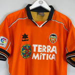 Shop 1999/00 VALENCIA AWAY SHIRT (L) LUANVI, classic football shirts, vintage football shirts & retro soccer jerseys at Cult Kits