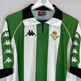 Shop 1998/99 REAL BETIS HOME SHIRT (XL) KAPPA, classic football shirts, vintage football shirts & retro soccer jerseys at Cult Kits
