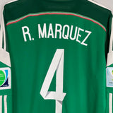 Shop 2014/15 MEXICO R.MARQUEZ #4 L/S HOME SHIRT (L) ADIDAS, classic football shirts, vintage football shirts & retro soccer jerseys at Cult Kits