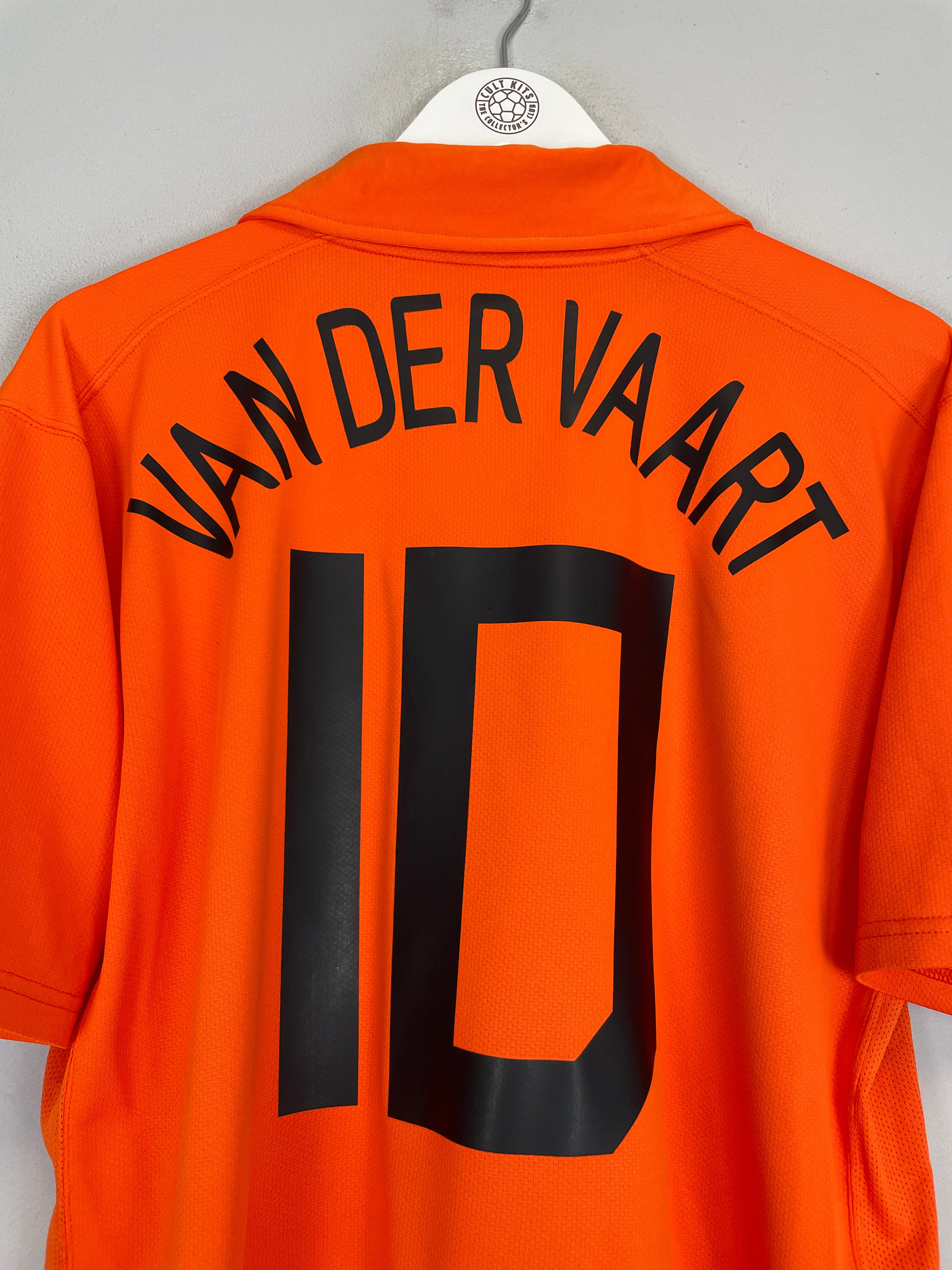 Shop 2006/08 NETHERLANDS VAN DER VAART #10 HOME SHIRT (L) NIKE, classic football shirts, vintage football shirts & retro soccer jerseys at Cult Kits