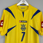 Shop 2006/08 UKRAINE SHEVCHENKO #7 HOME SHIRT (XL) LOTTO, classic football shirts, vintage football shirts & retro soccer jerseys at Cult Kits