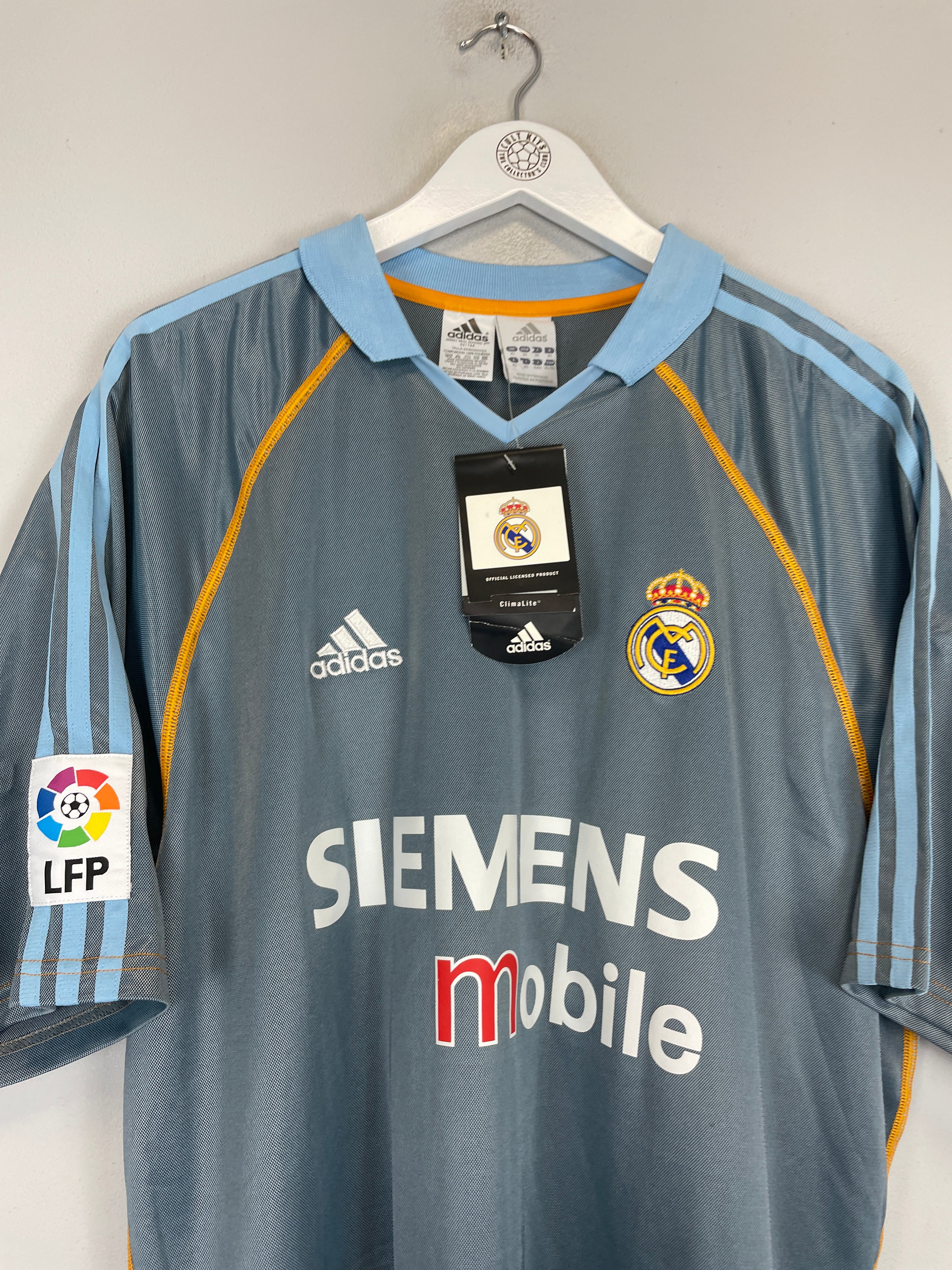 Shop 2003/04 REAL MADRID BECKHAM #23 *BNWT* THIRD SHIRT (XL) ADIDAS, classic football shirts, vintage football shirts & retro soccer jerseys at Cult Kits