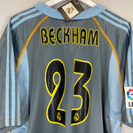 Shop 2003/04 REAL MADRID BECKHAM #23 *BNWT* THIRD SHIRT (XL) ADIDAS, classic football shirts, vintage football shirts & retro soccer jerseys at Cult Kits
