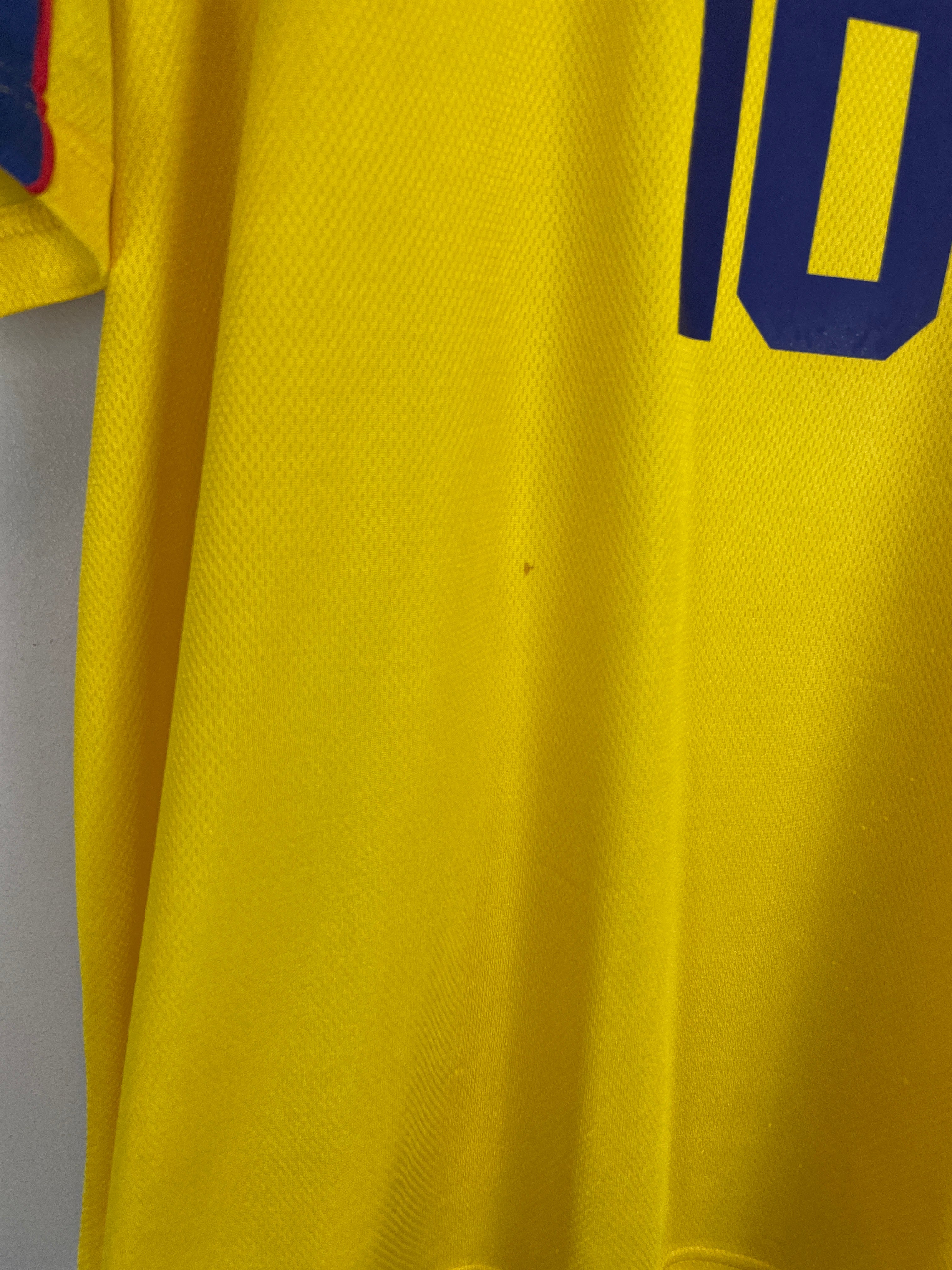 Shop 1997/98 COLOMBIA ASPRILLA #10 HOME SHIRT (XL) REEBOK, classic football shirts, vintage football shirts & retro soccer jerseys at Cult Kits