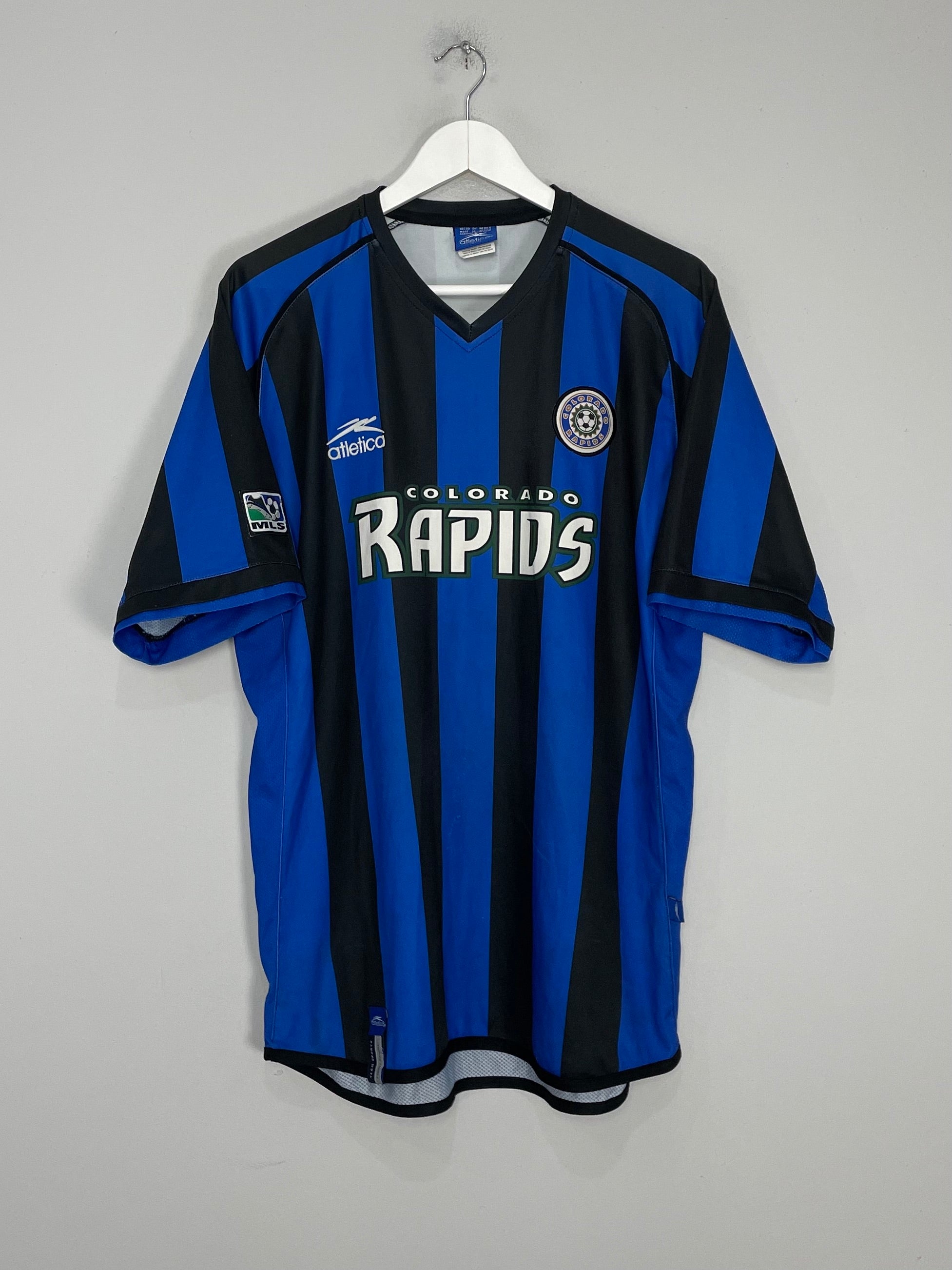 Shop 2003/04 COLORADO RAPIDS HOME SHIRT (XL) ATLETICA, classic football shirts, vintage football shirts & retro soccer jerseys at Cult Kits