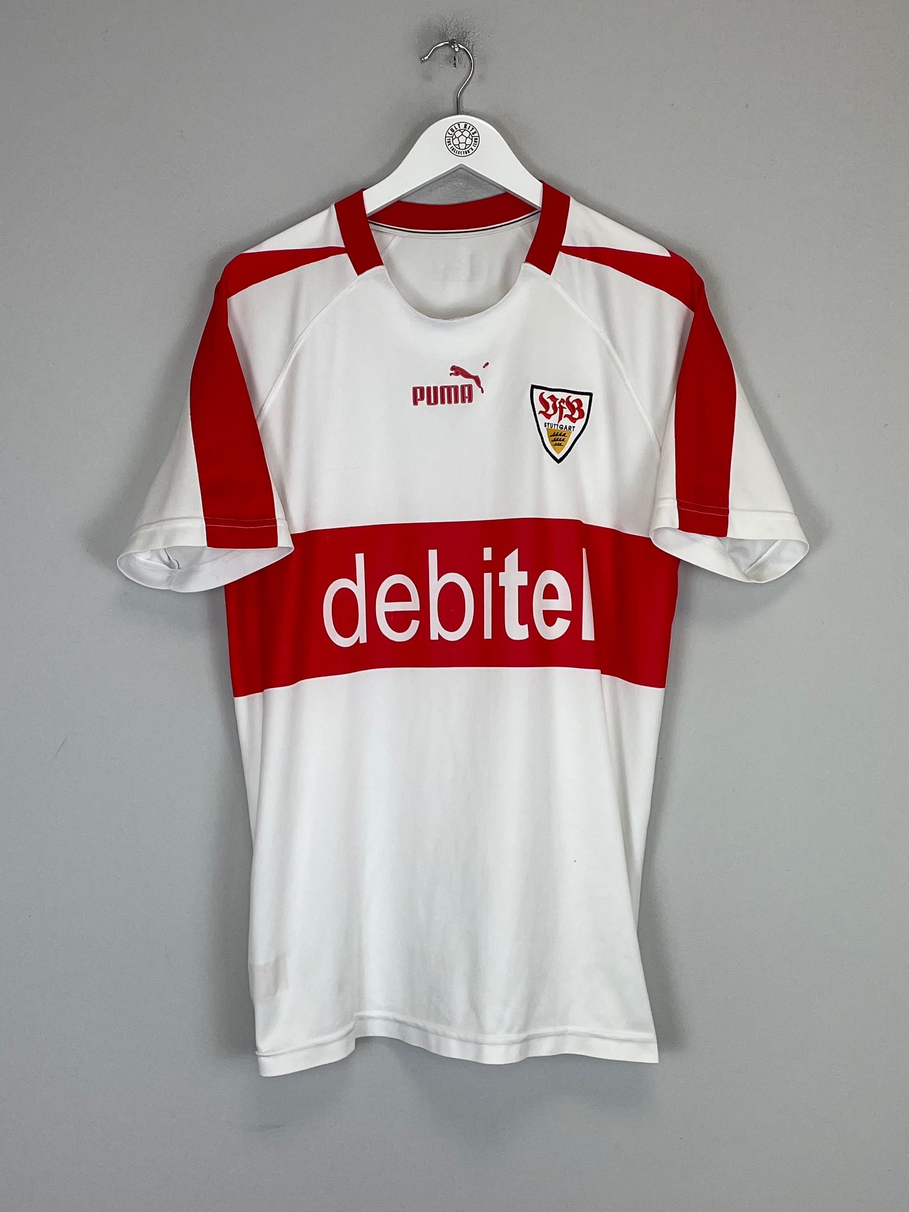 Shop 2002/03 STUTTGART HOME SHIRT (L) PUMA, classic football shirts, vintage football shirts & retro soccer jerseys at Cult Kits