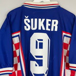 Shop 1998/00 CROATIA SUKER #9 AWAY SHIRT (XL) LOTTO, classic football shirts, vintage football shirts & retro soccer jerseys at Cult Kits