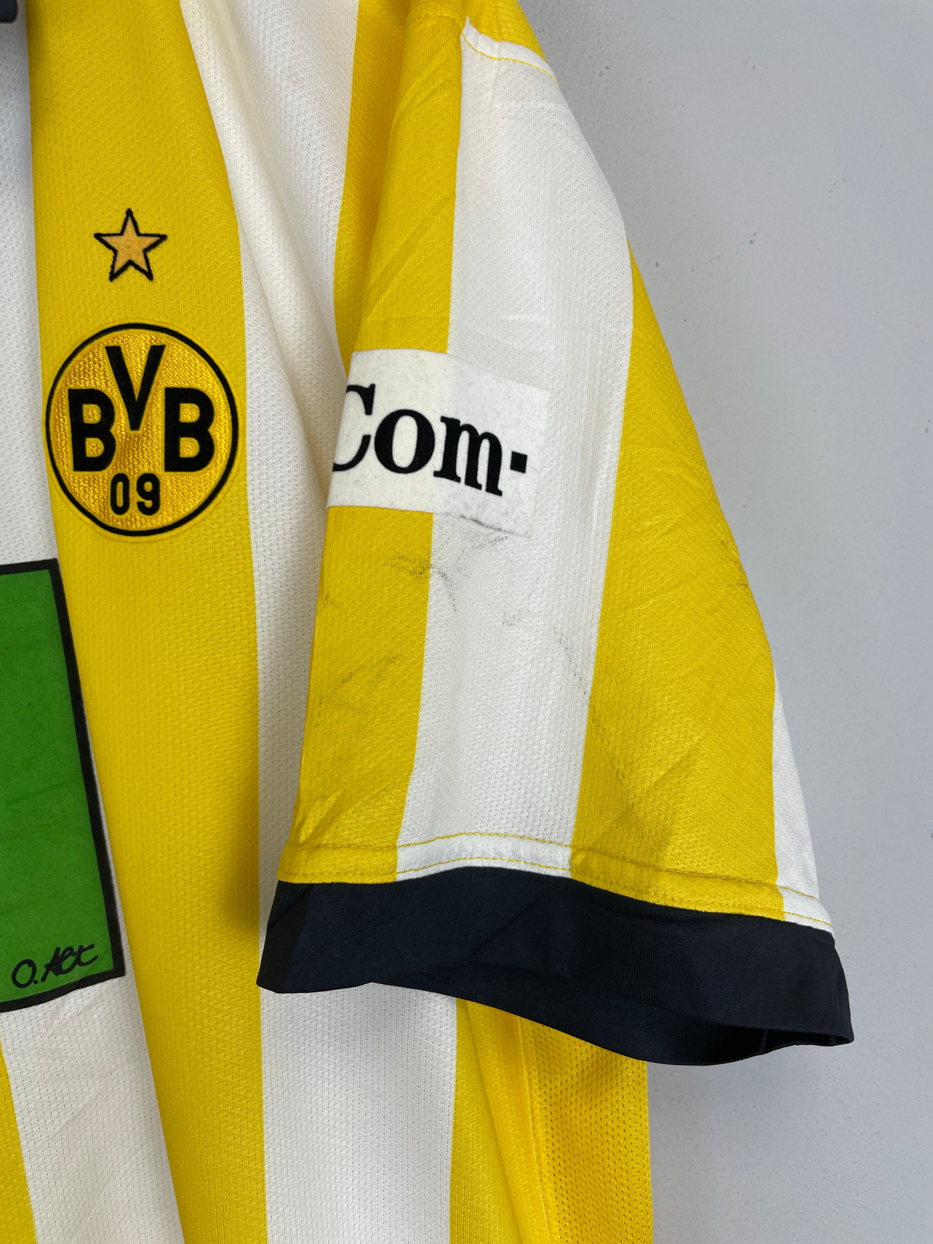 Shop 2006/07 DORTMUND TINGA #7 *MATCH ISSUED + SIGNED* HOME SHIRT (XXL) NIKE, classic football shirts, vintage football shirts & retro soccer jerseys at Cult Kits